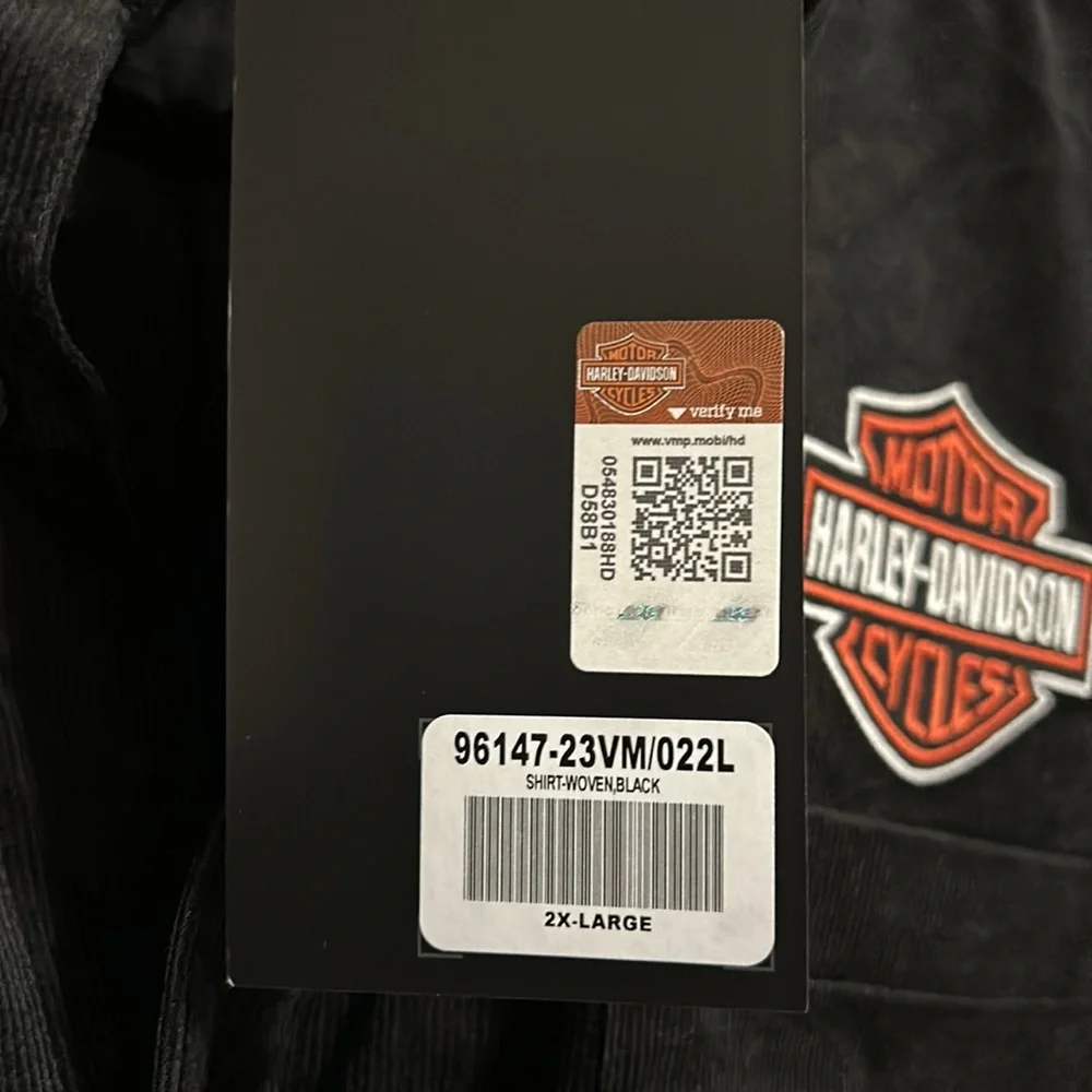 COPY - Men’s Harley Davidson Corduroy button down Elbow patch shirt - Picture 4 of 12